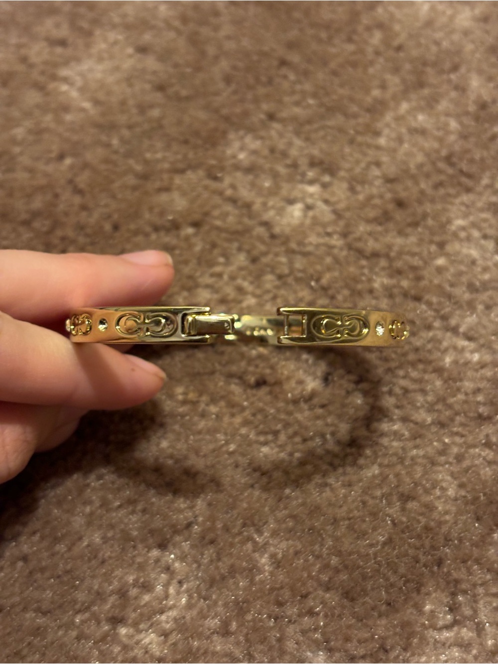 hinged coach bangle - Picture 3 of 4